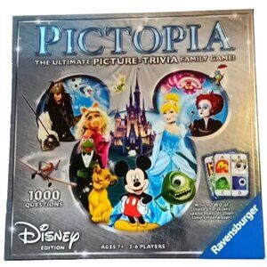 Board Game Pictopia The Ultimate Picture-Trivia Family Game Disney Edition